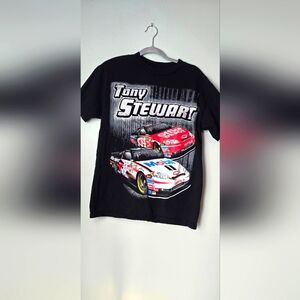 Tony Stewart Black Graphic T-Shirt